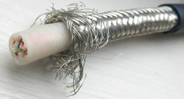 Shielded braided cable